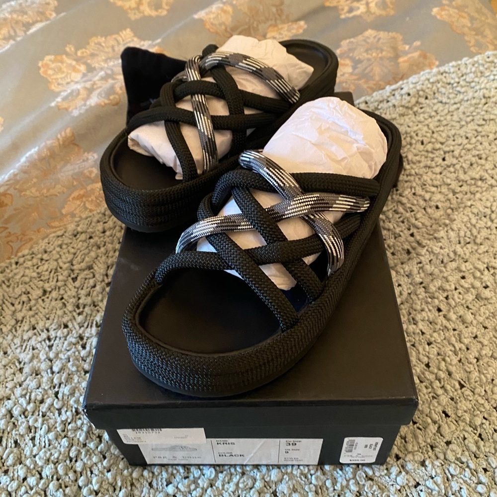 BRAND NEW RAG & BONE KRIS SANDAL BLACK